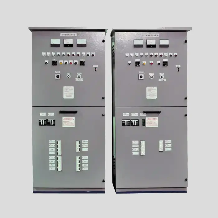 蓄電池充放電盤的正面